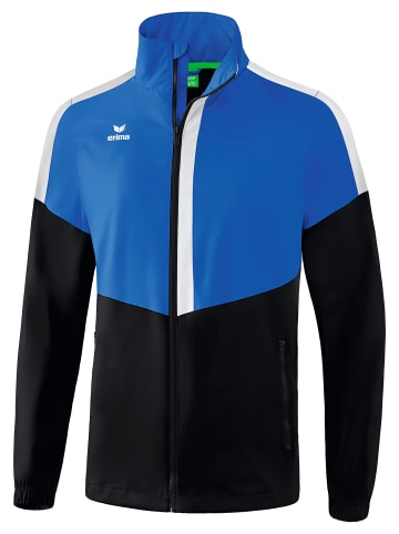 erima Squad Allwetterjacke in new royal/schwarz/weiss