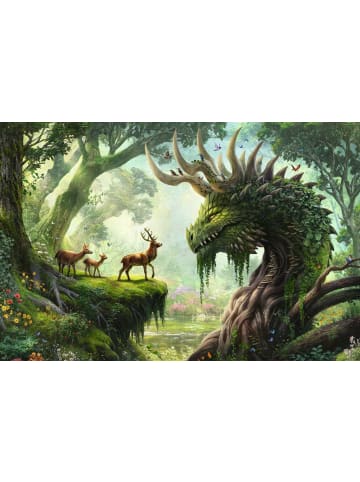 Ravensburger Puzzle 3.000 Teile Der Walddrache erwacht Ab 14 Jahre in bunt
