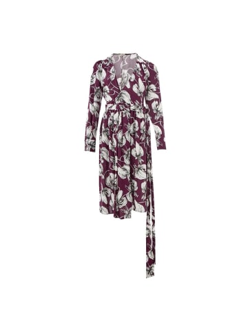 Lardini Lila Viskose Casual Kleid