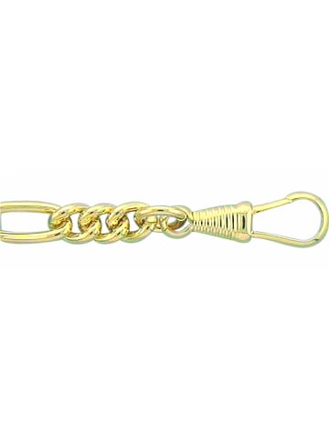Adeliás vergoldet Figaro Schmuck Uhrkette 26 cm Ø 6 mm in gold