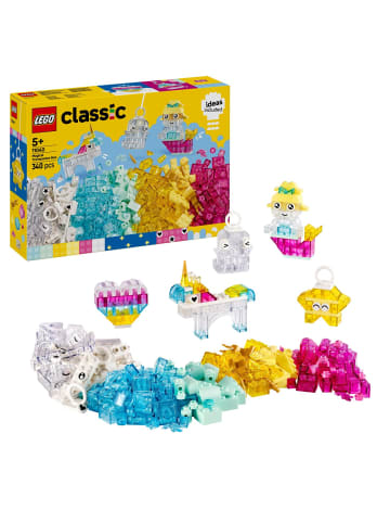 LEGO Classic Zauberbox mit durchsichtigen Steinen in Mehrfarbig ab 5 Jahre