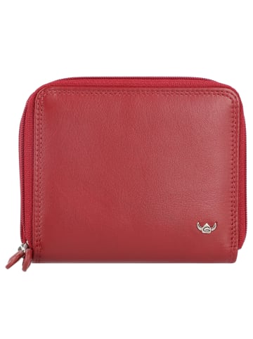 Golden Head Polo Geldbörse Leder 12 cm in rot