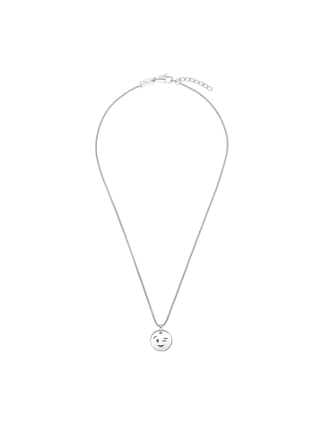 s.Oliver Halskette mit Anhänger in Silber – (L)43cm