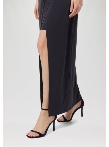 comma Kleid lang in Blau