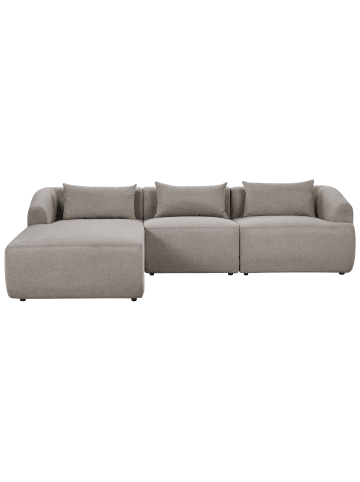 Beliani 3-Sitzer Sofa SVANSELE in Beige - (W) 278 x (H) 72 x (L) 174 cm rechtsseitig