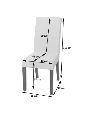 MCW 2er-Set Esszimmerstuhl O65f
