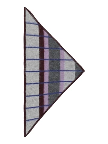 Marc O'Polo DENIM Jacquard-Dreieckstuch in Dark Purple