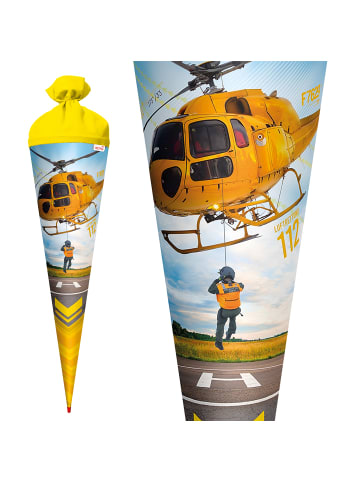 ROTH Schultüte groß Helikopter 70 cm in Gelb