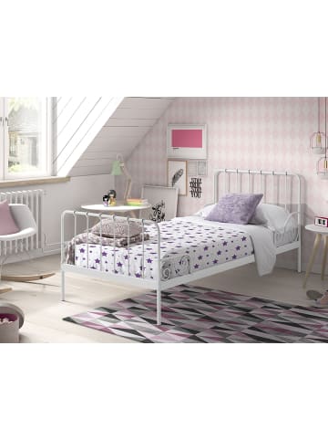 58 aufm Kessel METALLBETT Kamenka 205x90x95 aus Metall in Weiß