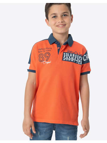 SOLANG Poloshirt in orange