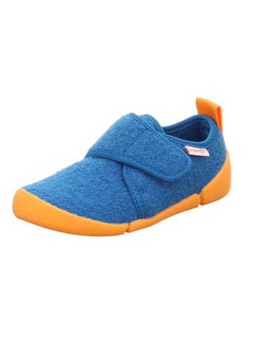 superfit Geschlossener Hausschuh VENTI in Blau/Orange