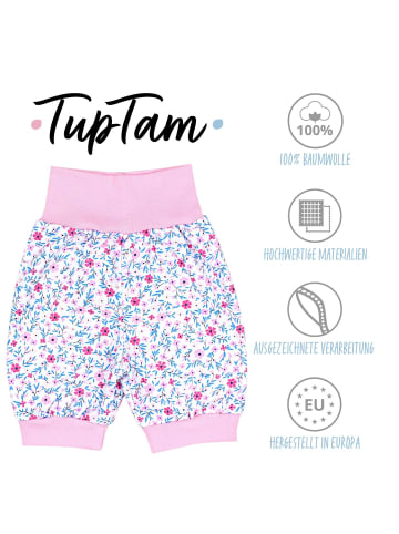 TupTam 5er- Set Sommershorts in rosa/grün