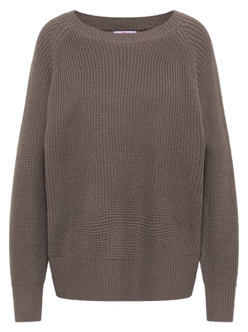 myMo Strickpullover in Grau