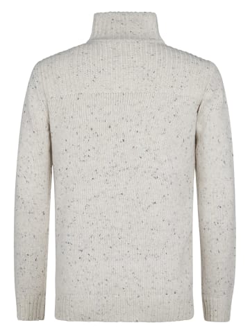 Petrol Industries Pullover mit Rippenstrick Hamilton in Weiß