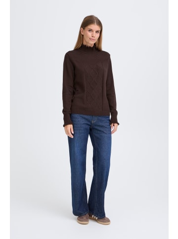 Oxmo Strickpullover OXNera in braun