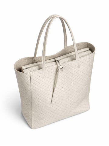 collezione alessandro Schultertasche " Flecht " in beige