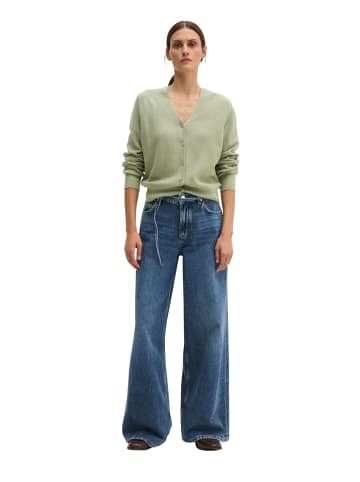Marc O'Polo Cardigan slim cropped in Smooth Sage