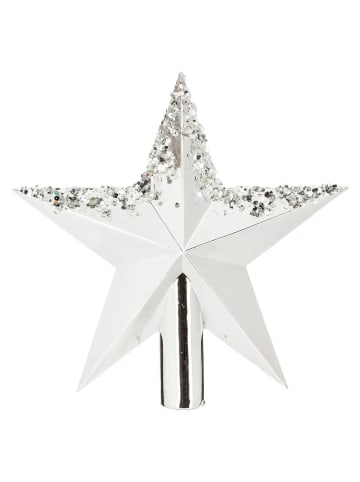 Atmosphera Créateur d'intérieur Weihnachtsbaumspitze in silber