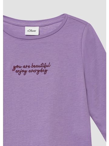 s.Oliver T-Shirt in 4670_flieder