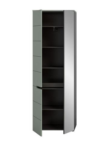 ebuy24 Kleiderschrank Canu Staubgrün 190 x 37 cm