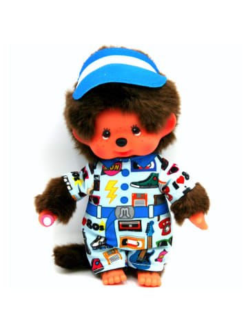 Monchhichi Junge im 80er Jahre Kostüm | 20 cm | Monchhichi Puppe | Fashion Outfit