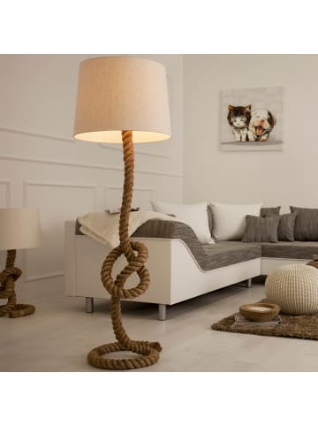 Licht-Erlebnisse Stehlampe (B)45 x (L)45 x (H)160 cm in Natur Creme