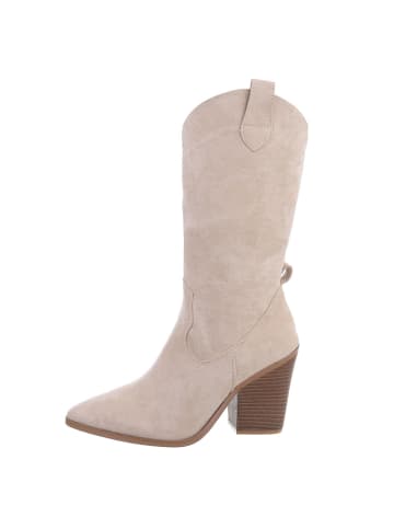 Ital-Design Stiefel in Beige