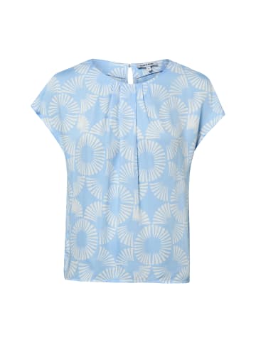 More & More Shirt in hellblau weiß