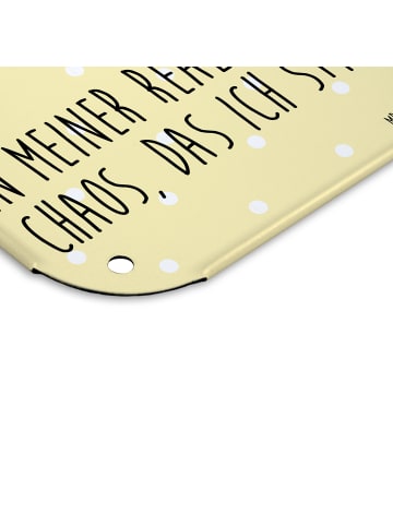 Mr. & Mrs. Panda tafel Avocado Glücklich mit Spruch in Gelb Pastell