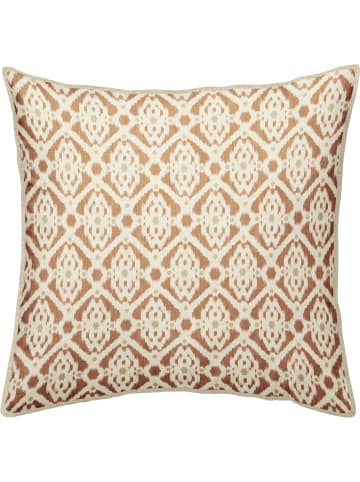 Erwin Müller Nicky-Velours, Samt Kissenhülle in nougat