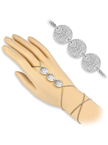 Bungsa Handkette in Silber