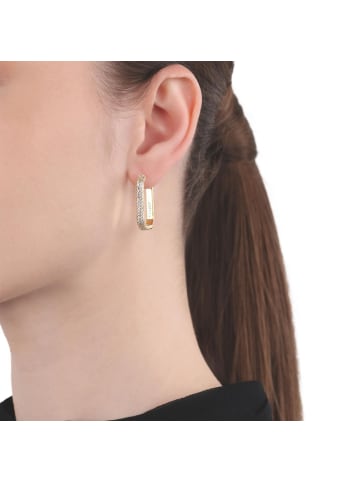 JOOP! Creolen Silber 925, gelbvergoldet in Gold