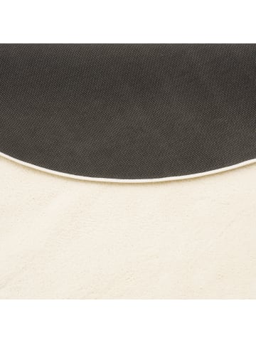 Snapstyle Luxus Super Soft Hochflor Langflor Teppich Deluxe Rund in Creme