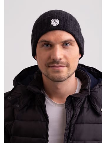 CASH-MERE.CH Bio Rib Mütze in Dunkel Anthrazit