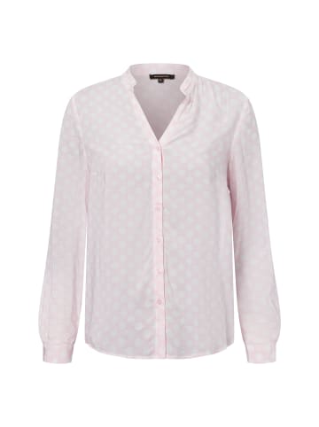More & More Bluse in rosa weiß