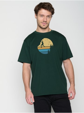 GreenBomb T-Shirt Nature Cliffhanger in Dunkel Grün