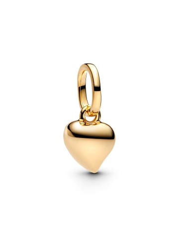Pandora Damen Schmuck-Set Kette mit Anhänger Mini Herz Goldfarben