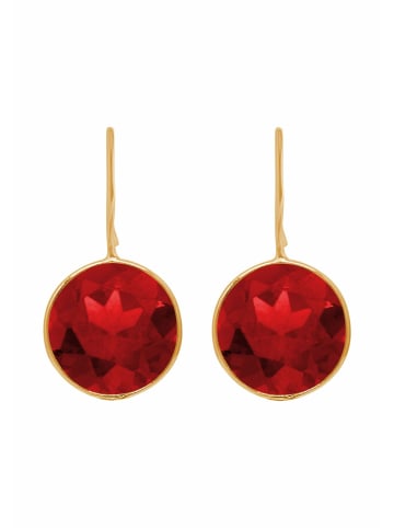 Gemshine Ohrringe Turmalin in gold coloured