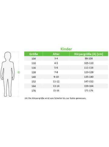 erima Kinder Leggings "Elemental Tight Lang" in Grau