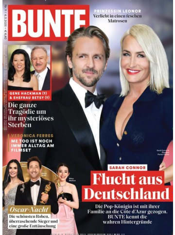 Hubert Burda Media 52 x BUNTE Zeitschrift (Gutschein für Jahres Abo)