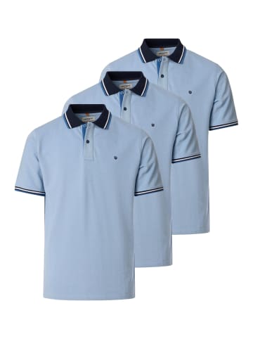 Redmond Poloshirt Basic in Hellblau