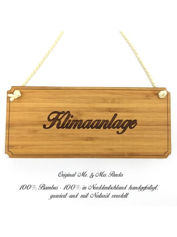 Mr. & Mrs. Panda Türschild Klimaanlage mit Spruch in Keine Angabe