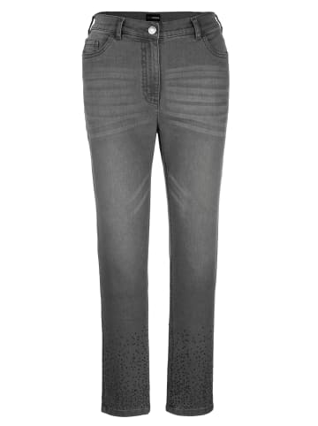 MIAMODA Jeans in grey denim