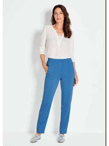 GOLDNER Elegante 7/8-Schlupfhose SARA in blau