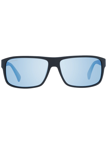 Serengeti Unisex Sonnenbrillen Trapezförmig Schwarz