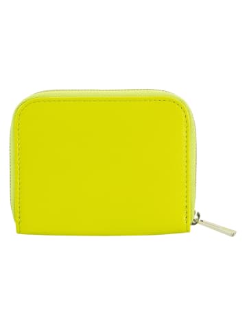 DuDu Hokkaido Geldbörse Leder 10 cm in lime