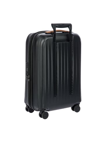 BRIC`s Taormina 4 Rollen Trolley S 57 cm mit Dehnfalte in black