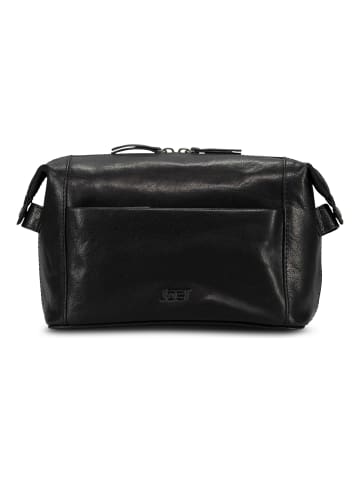 Jost Glasgow Kulturbeutel Leder 24 cm black