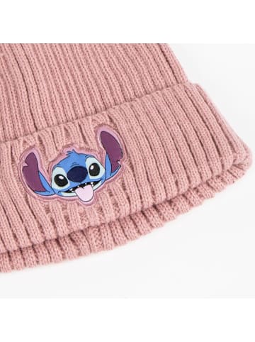 Disney Disney Stitch 2er Set Kinder Winter Accessoire Mütze Schal in Mehrfarbig