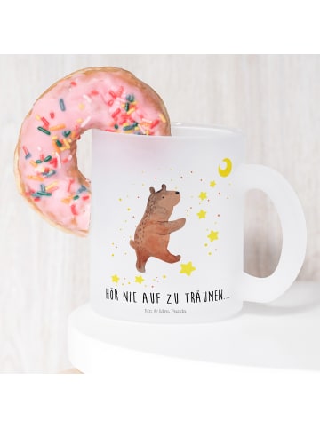 Mr. & Mrs. Panda Glas Bär Träume mit Spruch in Transparent